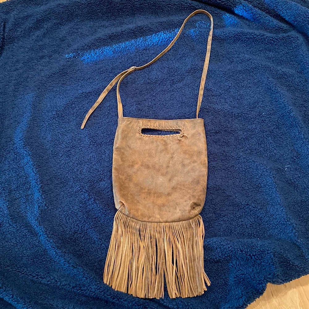 Jennifer Haley Fringe Distressed Crossbody/clutch